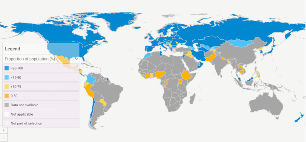 world map